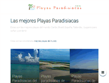 Tablet Screenshot of playasparadisiacas.com